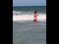 Beach Day 🏖️ #beach #jacksonvillebeach #beachwaves #kidschannel