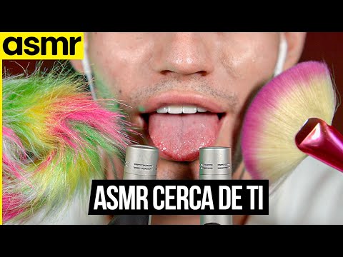 ASMR muy CERCA del micro - asmr español
