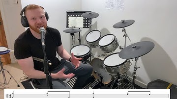 How To Play A Cha Cha / Cha-Cha-Chá / Salsa Drum Beat - One Minute Drum Lesson 🥁