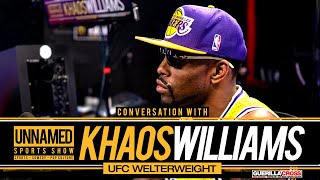 #UnnamedSportsShow - Khaos Williams UFC Welterweight Talks Upcoming Fight - Murcielago MMA Joins