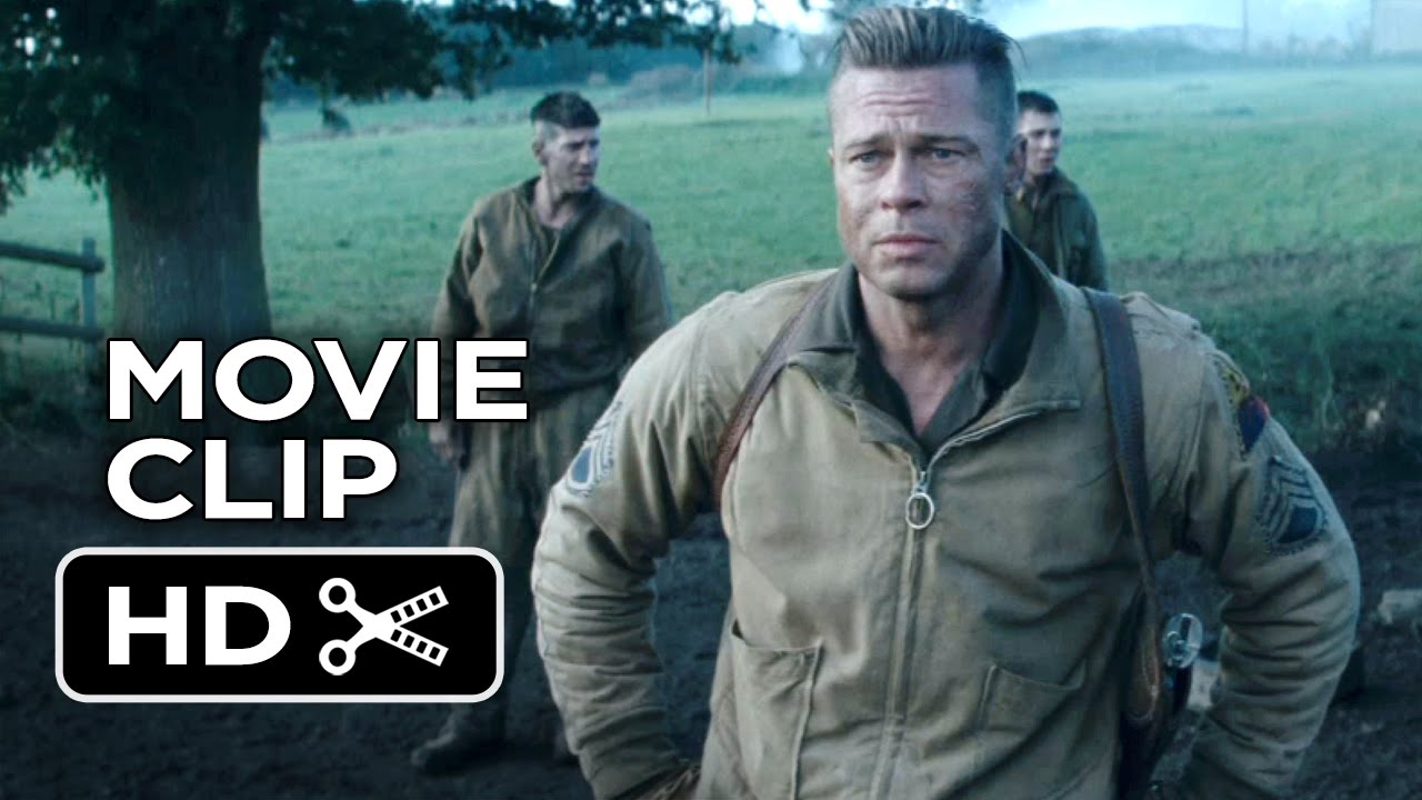 Fury Movie CLIP - Hold This Crossroad (2014) - Brad Pitt War Drama ...