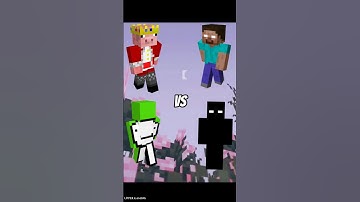Technoblade Dream Vs Herobrine And Null #shorts #herobrine #minecraft