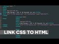 How to Link CSS to HTML Document