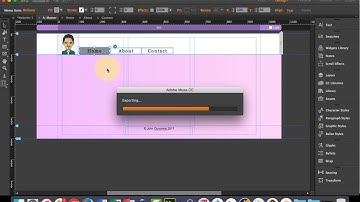 Adobe Muse Navigation Bar