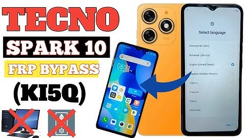 Tecno Spark 10 FRP Bypass Android 13 (Tecno KI5Q) FRP Lock Unlock|GoogleAccount Bypass  new update