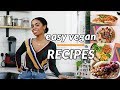 4 EPIC EASY VEGAN RECIPES | Vegan Breakfast & Lunch Recipes