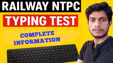 RRB NTPC Typing 2025 | Complete Information | #ntpc #railway #rrb #typing 