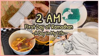 VLOG| 2AM - FIRST DAY OF RAMADHAN 2023 | A DAY IN MY LIFE (MOM)