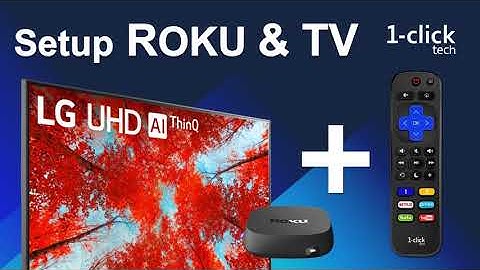 LG TV & Roku box: control with 1-clicktech remote