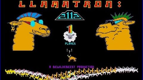 Llamatron - Atari ST (Gameplay Footage & Opinion) "Crazy Llama madness"
