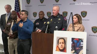 Full news conference: Suspect arrested in shooting death of Harris County Pct. 4 deputy Kareem A...
