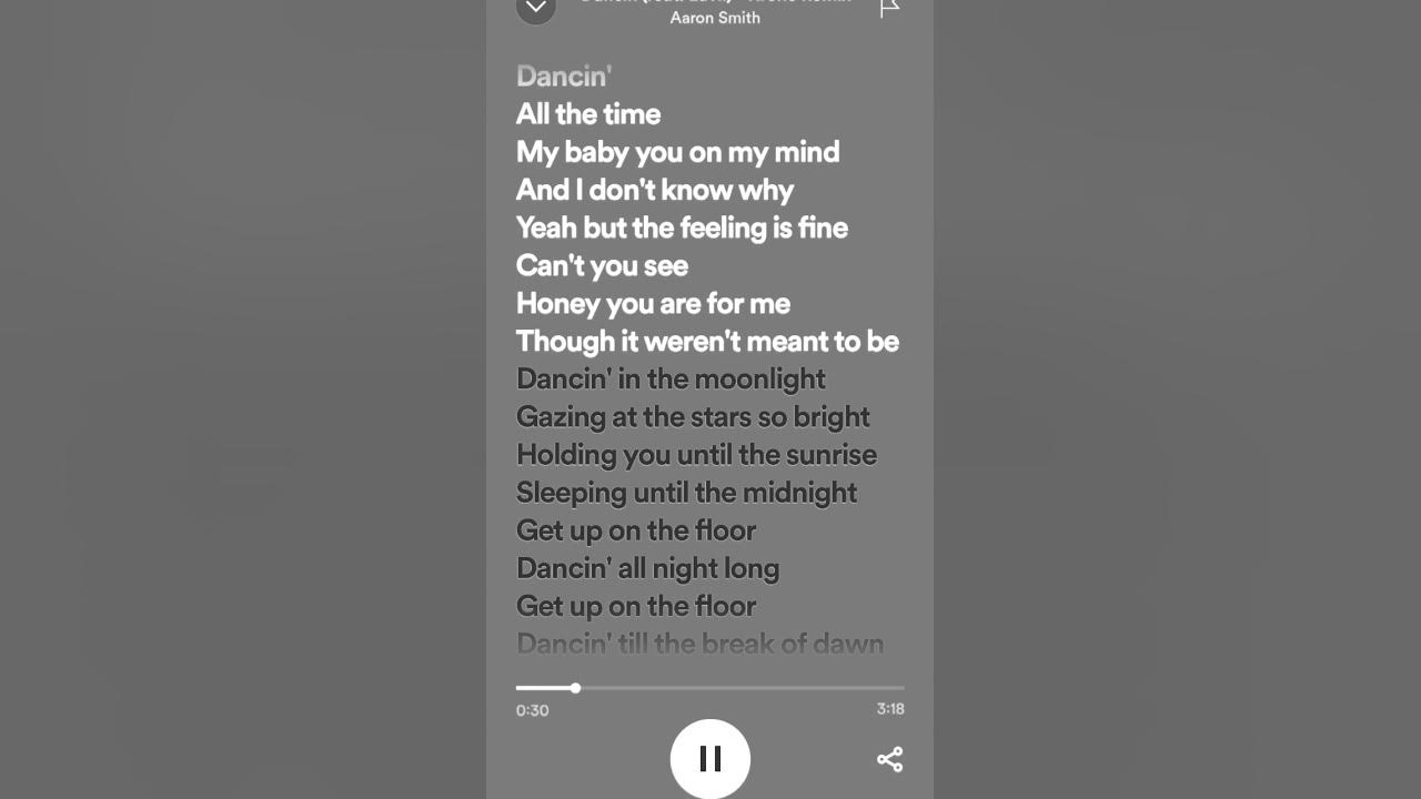 Aaron Smith (feat. Luvli) - Krono Remix (lyrics)#dancing #dancin #aaronsmith