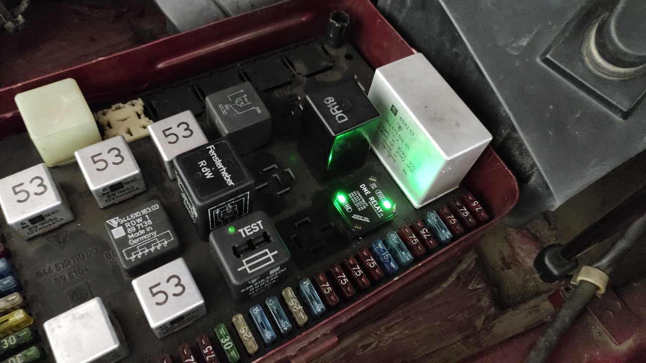 Porsche 944 solid state DME Relay V3 YouTube