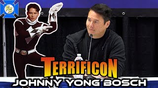 POWER RANGER Johnny Yong Bosch Panel - Terrificon 2022