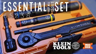 Klein Tools Essential Deep-Well Heavy-Duty Flip Socket Set 65238