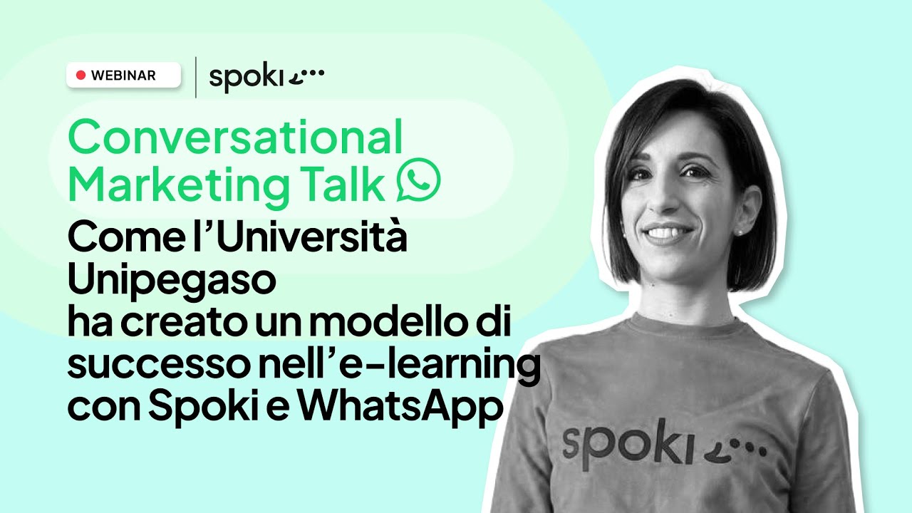 Come l'Università Unipegaso ha creato un modello di successo nell'e-learning con Spoki e WhatsApp