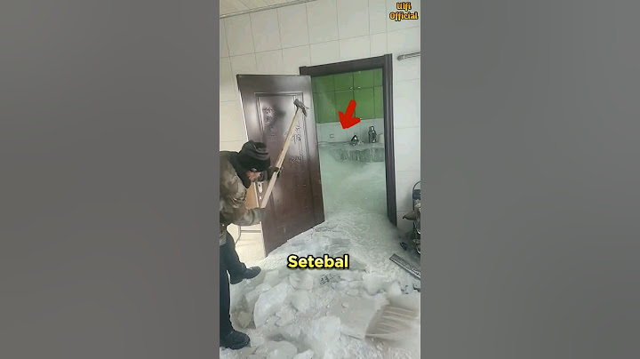 Banjir Membeku Didalam Rumah #shorts