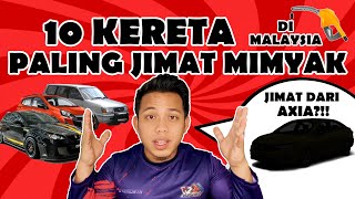 10 KERETA PALING JIMAT MINYAK | Tertewas Juga Axia dan Myvi