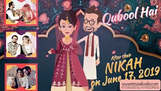  Animated Wedding Invitation Video || Muslim Wedding Invitation Video || Save The Date For Nikaah