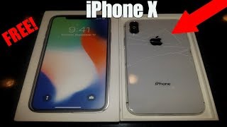 LEGIT FOUND AN IPHONE X! Free iPhone X Found Dumpster Diving Apple Store!