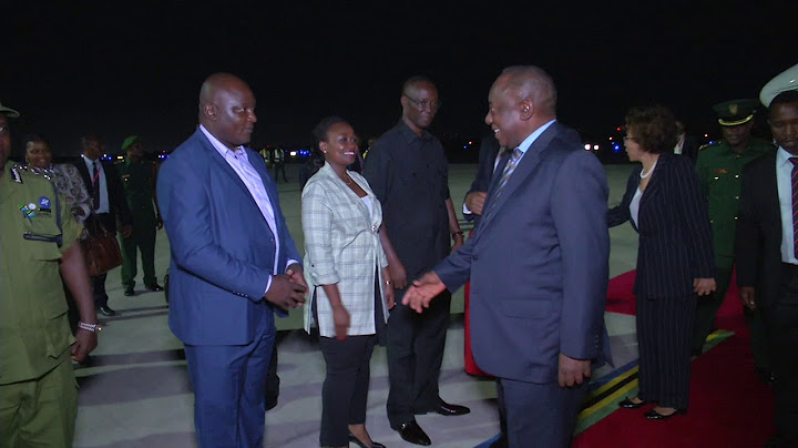 President Cyril Ramaphosa arrives in Tanzania for his State Visit and 39th SADC Summit