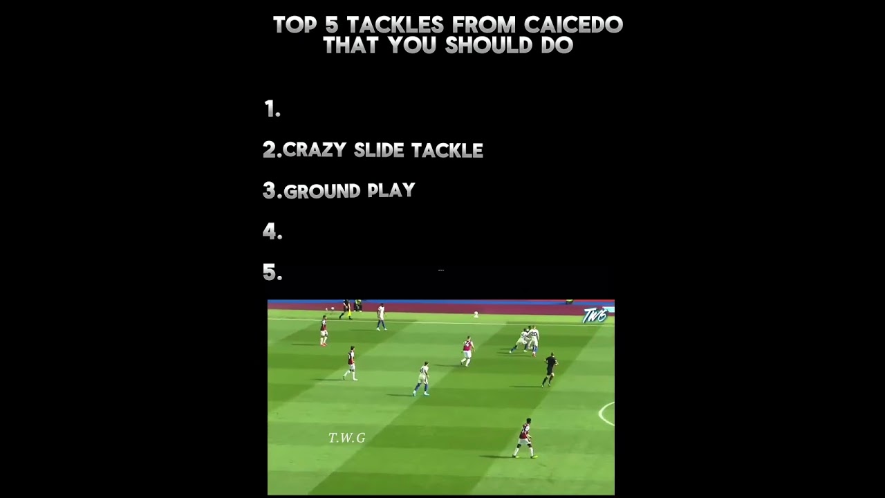 Best tackles from Moises Caicedo that you should try 