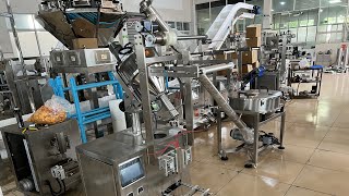 Small powder packing machine-full automatic, detail, factory made version. Plastic bags.