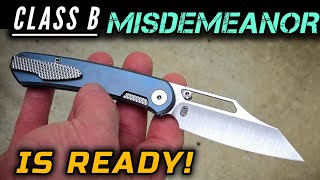 Neeveknifeco Misdemeanor Class B : Is Ready For Trial