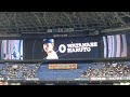 渡部遼人 選手 「嵐 ハダシの未来」 登場曲 オリックス・バファローズ 選手 ビジョン映像 PV 演出 ヘッドショット 応援歌 @ 京セラドーム 2026