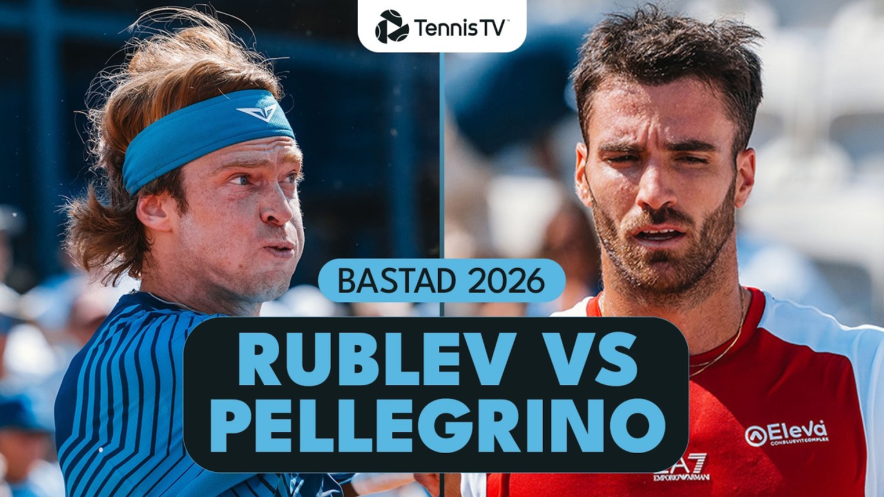 2023 Champion Rublev Faces Pellegrino | Bastad 2026 Highlights 🇸🇪