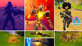 All NEW Bosses, Mythic Weapons & Exotic Weapons Guide - Fortnite Chapter 2 Season 8 (v18.00)
