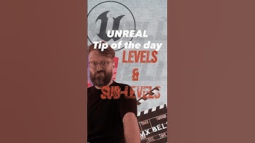 🎬 UE Filmmaking tip of the day - Master Levels + Sublevels = Clean structure, fast workflow.