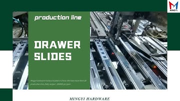 Drawer slides manufacturing process | China source factory | Building materials #shorts