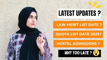 GCUF Law Admissions | GCUF Quota List | GCUF Hostel Admissions