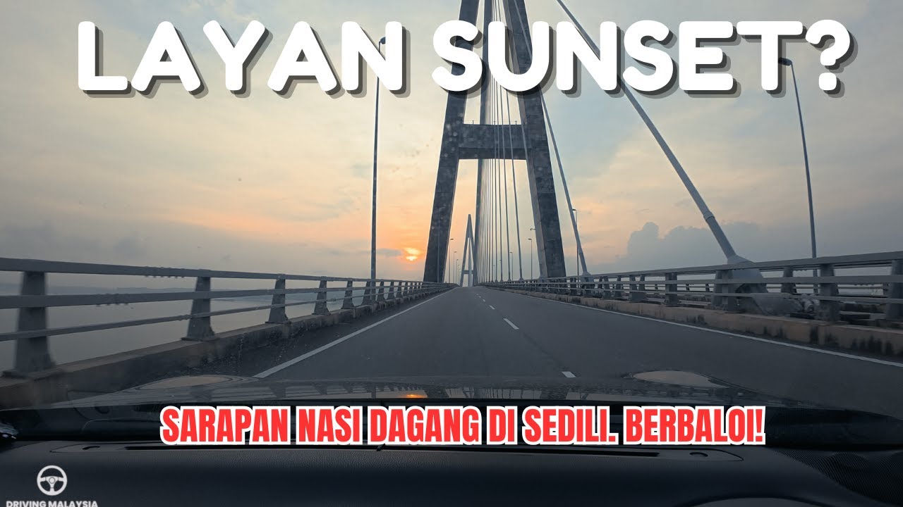 Road Trip‼️ Drive Dari Pasir Gudang ke Sedili⁉️ Nasi Dagang Power macam di Terengganu?! | ASMR