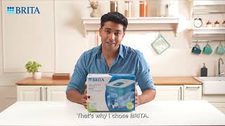 Brita Flow Water Filter Tank Fresh, Safe & Great-Tasting Water Made Easy 20 Sec