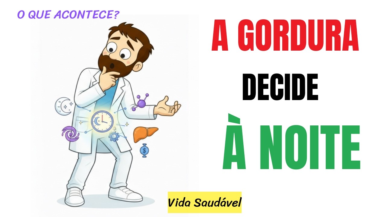 Por que o corpo só queima gordura abdominal à noite — e o erro que você comete toda noite