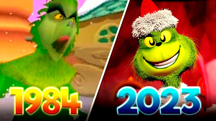 THE EVOLUTION OF THE GRINCH (1984 - 2023)