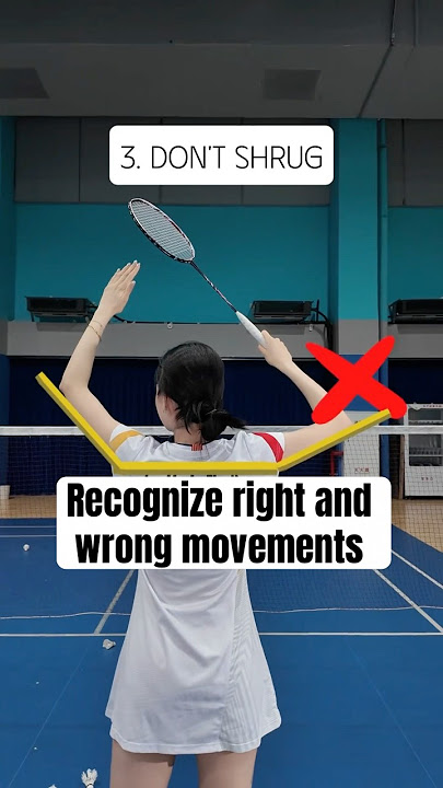 Recognize right and wrong movements #badminton #badmintontraining