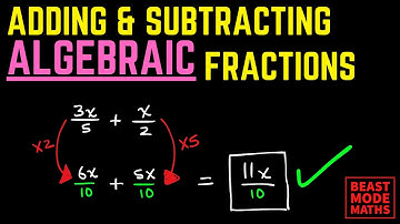 Adding & Subtracting Algebraic Fractions