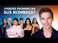 ¿Pronuncias bien los nombres de estas personas famosas en inglés?