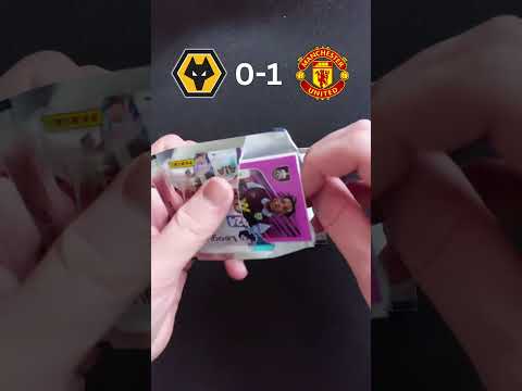 Can I predict MAN UTD vs WOLVES from these packs? 01/02/2024 #shorts