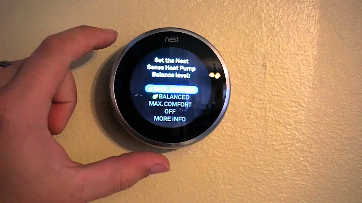 Nest Smart Learning Thermostat 3rd Generation Overview of Settings