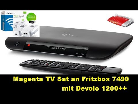 Magenta TV 601 SAT an Fritzbox 7490 und Devolo 1200++