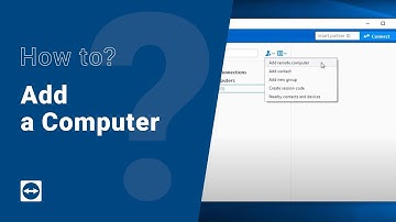 How to: Add a computer