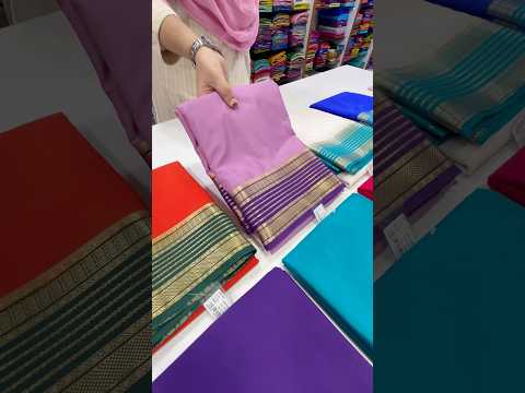 Traditional Crepe silk saree's at just ₹1,390/- | #saree #bengaluru #shopping #crepe #indianattire