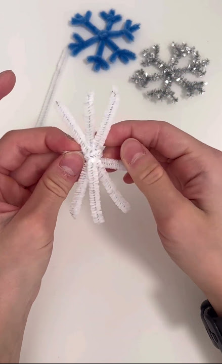 How to Make Borax Crystal Snowflakes