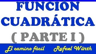 QUADRATIC FUNCTIONS (PART I): IMAGE, PREIMAGE, AND GRAPHING—YOU'LL SEE IT'S EASY