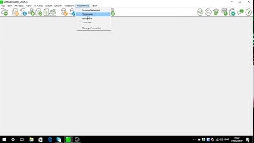 Setup your Favourites in Sage Pastel Accounting V17