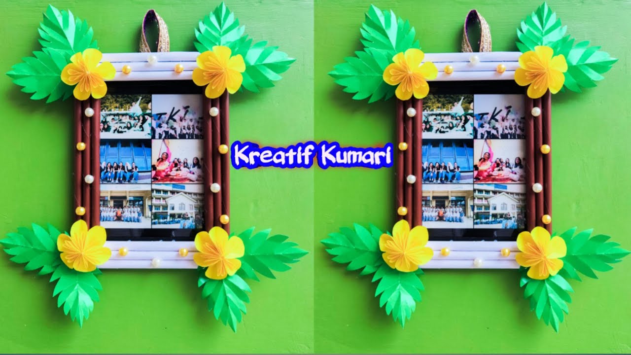 Hiasan Dinding Bingkai Foto  Dari Kertas  Origami  Wall 